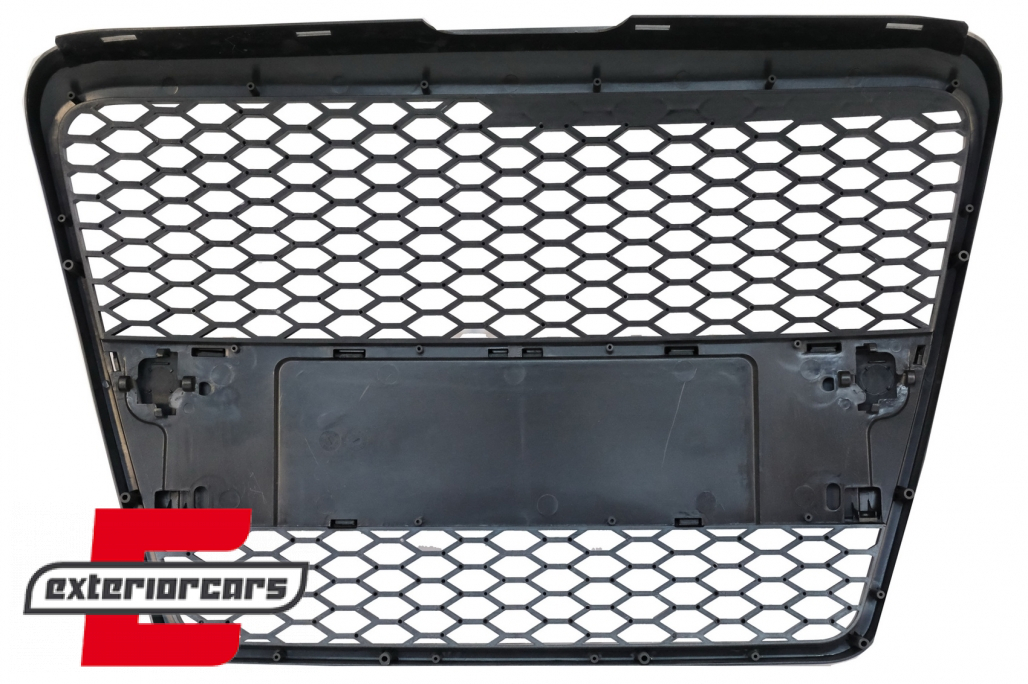 Prednja maska RS6 dizajn (mat srebrna) / Audi A6 4F 4F2 C6 (2004-2011) - Slika 4