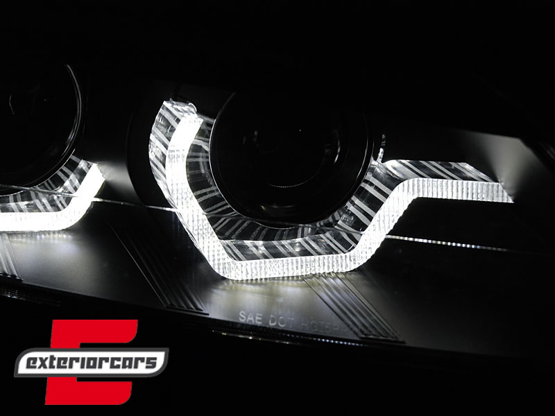 Prednja svjetla 3D Angel Eyes SEQ žmigavci XENON (crna) / BMW Z4 E89 (2009-2013) - Slika 2