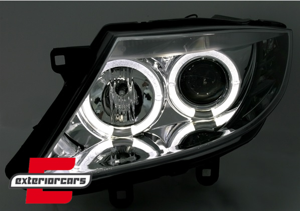 Prednja svjetla Angel Eyes (chrome) / BMW Z4 E85 E86 (2002-2008) - Slika 3