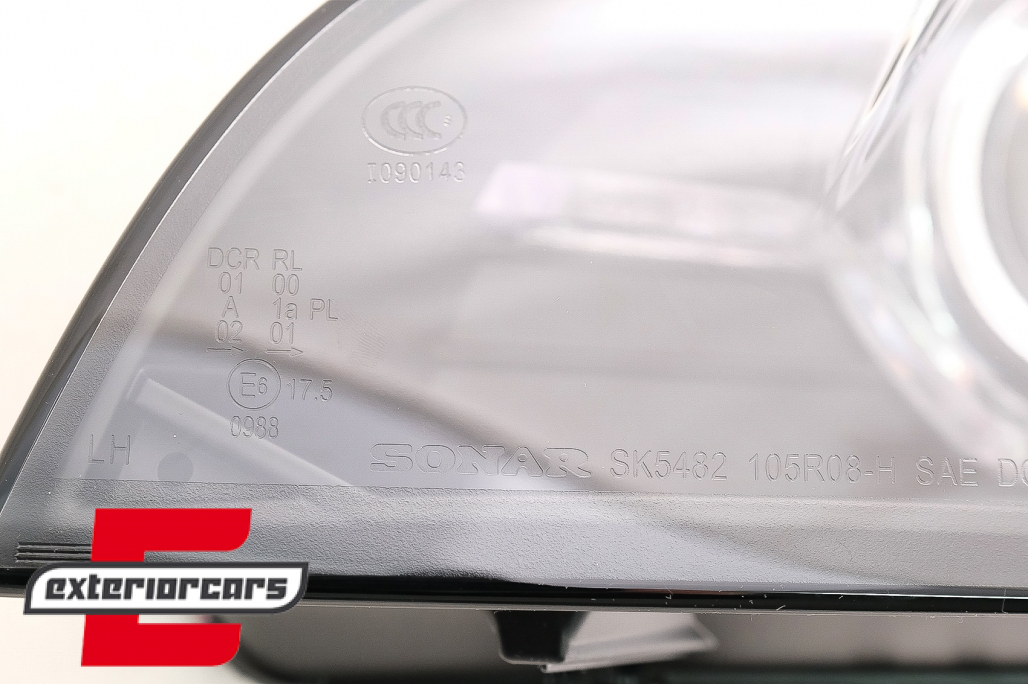 Prednja svjetla 3D LED Angel Eyes XENON (crna) / BMW X5 E70 (2007-2010) - Slika 13