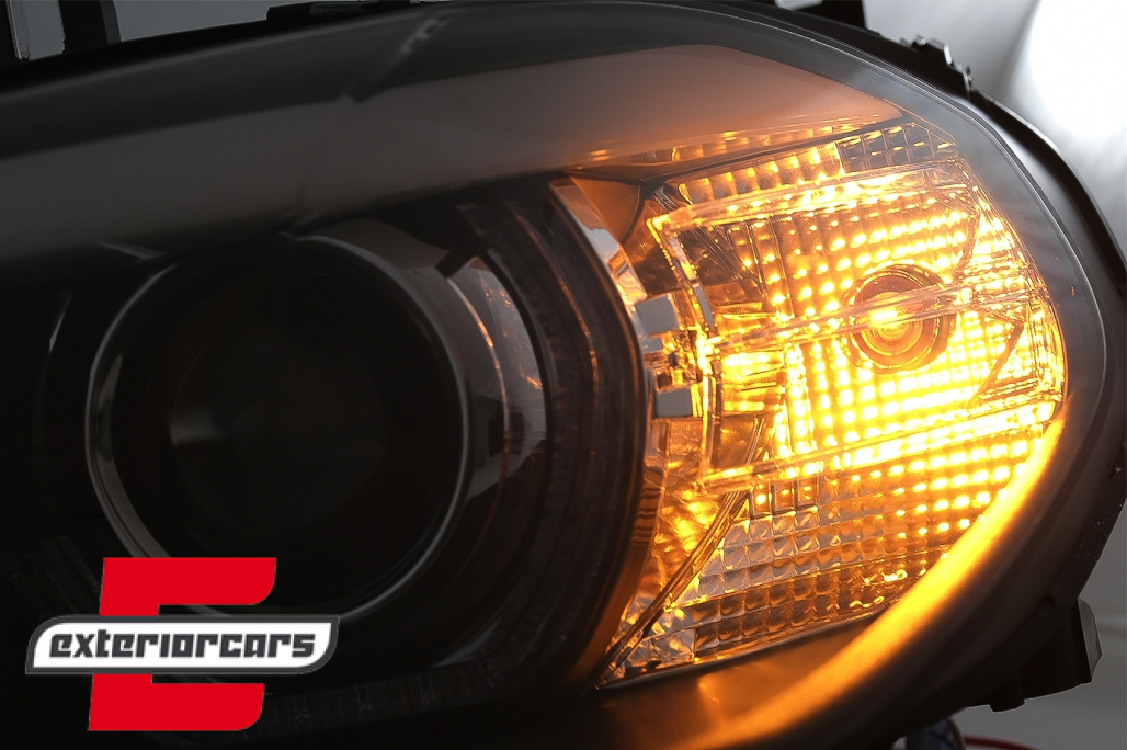 Prednja svjetla 3D LED Angel Eyes XENON (crna) / BMW X5 E70 (2007-2010) - Slika 9