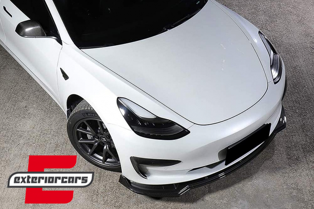Prednji nastavak branika (piano crna) / Tesla Model 3 (2017-) - Slika 9