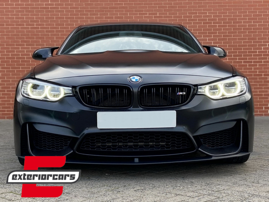 Prednji nastavak branika (mat crna) / BMW F80 M3 limuzina F82 M4 Coupe F83 M4 Cabrio (2014-2019) - Slika 9