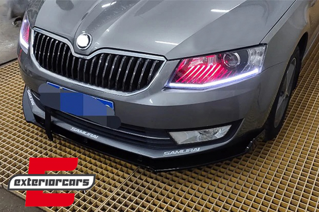 Prednji nastavak branika (piano crna) / Skoda Octavia III 5E limuzina karavan (2013-2016) - Slika 10