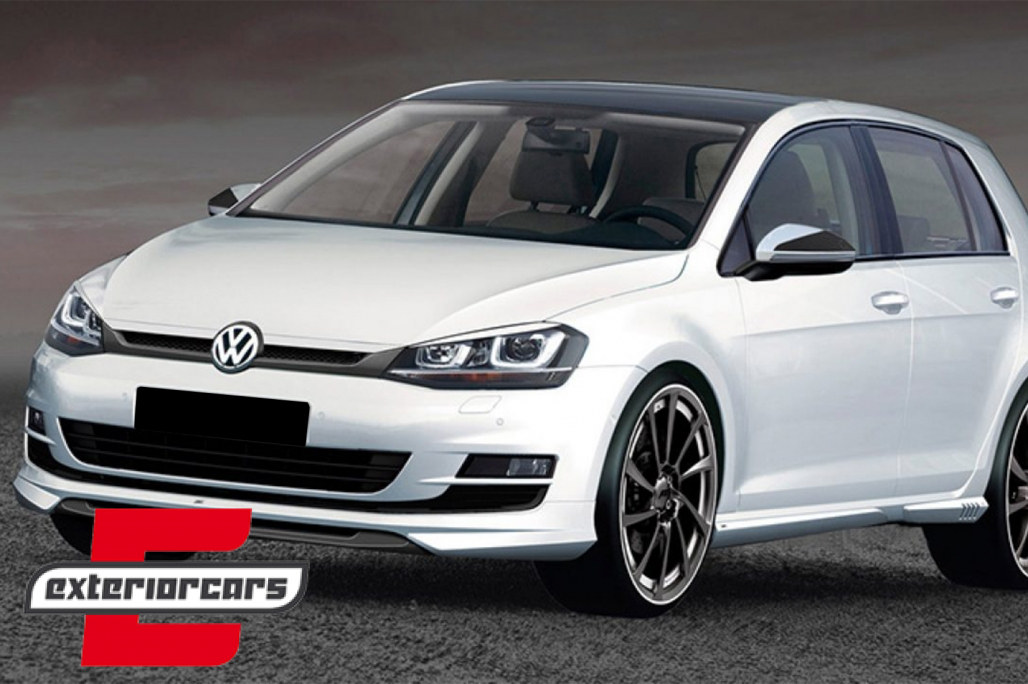 Prednji nastavak branika ABT dizajn (piano crna&bijela) / VW Golf VII 7 5G (2013-2017) - Slika 5