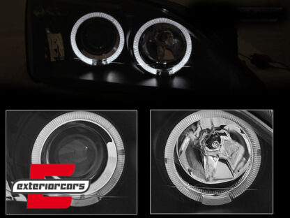 Prednja svjetla Angel Eyes (crna) / Ford Mondeo (2000-2007) - Slika 2