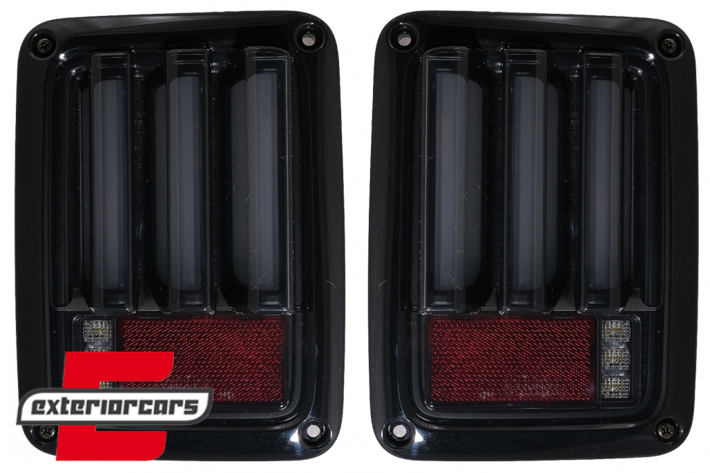 Full LED stražnja svjetla LedBar (crna/smoke) / Jeep Wrangler JK (2007-2017) - Slika 11