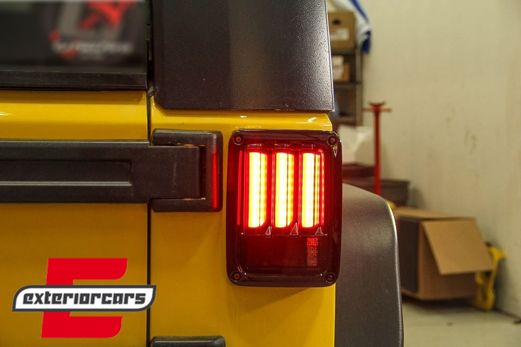 Full LED stražnja svjetla LedBar (crna/smoke) / Jeep Wrangler JK (2007-2017) - Slika 21