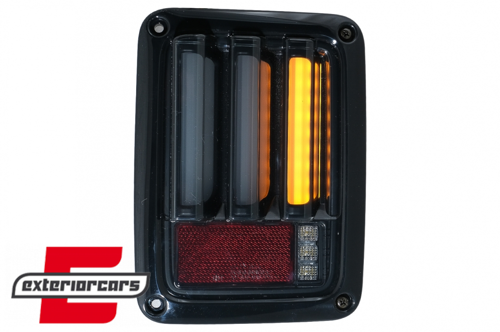 Full LED stražnja svjetla LedBar (crna/smoke) / Jeep Wrangler JK (2007-2017) - Slika 5