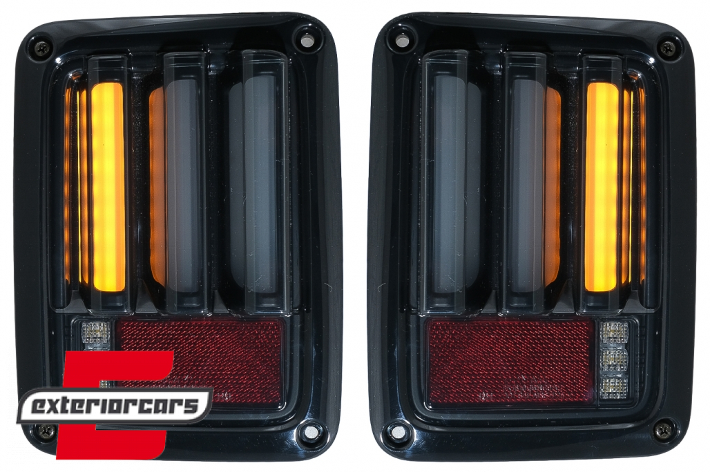 Full LED stražnja svjetla LedBar (crna/smoke) / Jeep Wrangler JK (2007-2017) - Slika 6