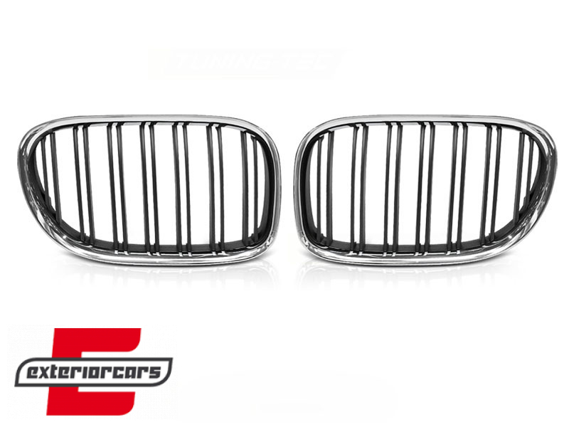 Prednja maska M-dizajn (crna/chrome) / BMW serije 7 F01 F02 F03 (2008-2015) - Slika 2