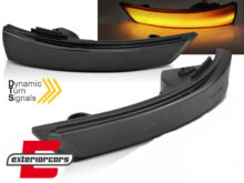 Žmigavci u retrovizoru LED SEQ (smoke) / Ford Focus Mk2 Mk3 (2007-2018) Mondeo Mk4 (2010-2014)