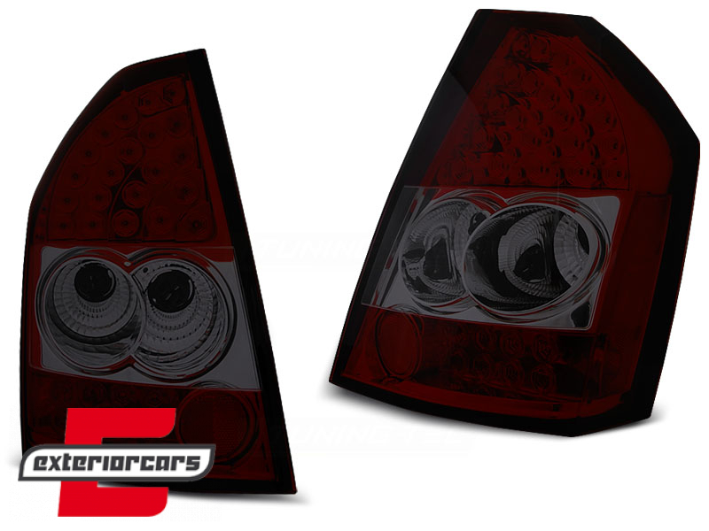 LED stražnja svjetla (crvena/smoke) / Chrysler 300C limuzina (2008-2010) - Slika 2