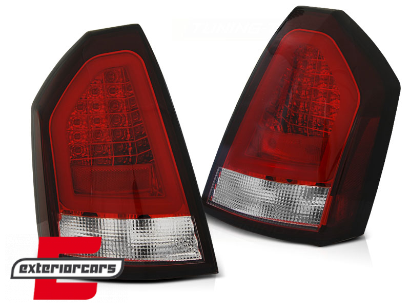 Stražnja svjetla LedBar (crvena/kristal) / Chrysler 300C limuzina (2005-2007) - Slika 2
