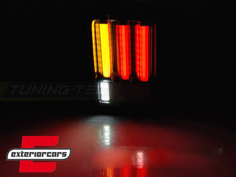 Full LED stražnja svjetla LedBar (crna) / Jeep Wrangler JK (2007-2017) - Slika 4
