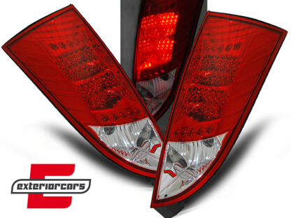 LED stražnja svjetla (crvena/kristal) / Ford Focus Mk1 Hatchback (1998-2004)