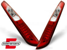 LED stražnja svjetla (crvena/kristal) / Ford Focus Mk2 Hatchback (2004-2008)