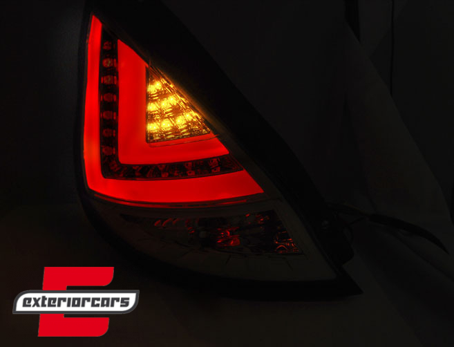 LED stražnja svjetla (crvena/kristal) / Ford Fiesta Mk7 (2008-2012) hatchback - Slika 3
