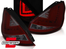 LED stražnja svjetla (crvena/smoke) / Ford Fiesta Mk7 (2008-2012) hatchback