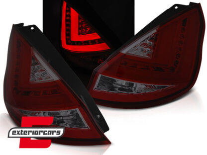LED stražnja svjetla (crvena/smoke) / Ford Fiesta Mk7 Facelift (2012-2016) hatchback