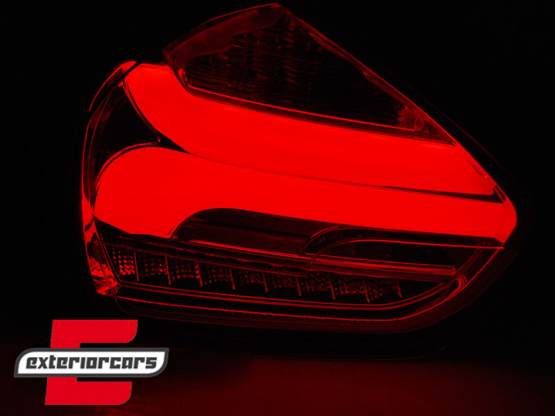 Full LED stražnja svjetla SEQ žmigavci (crvena/kristal) / Ford Focus 3 Hatchback Facelift (2015-2018) - Slika 3