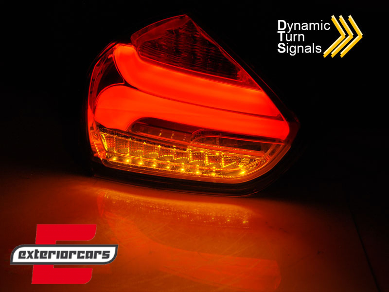 Full LED stražnja svjetla SEQ žmigavci (crvena/kristal) / Ford Focus 3 Hatchback Facelift (2015-2018) - Slika 4
