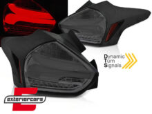 Full LED stražnja svjetla SEQ žmigavci (smoke) / Ford Focus 3 Hatchback Facelift (2015-2018)