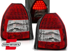 LED stražnja svjetla (crvena/kristal) / HONDA Civic V Hatchback 3V (09.1995-02.2001)