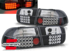 LED stražnja svjetla (crna) / Honda Civic coupe limuzina (1991-1995)