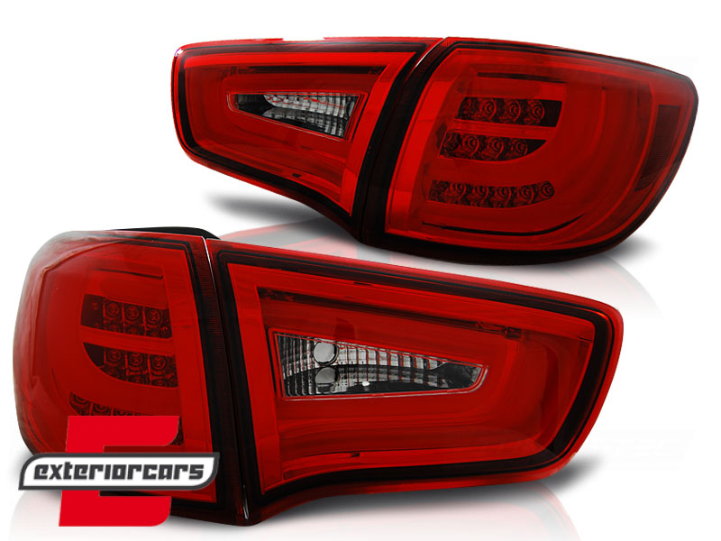 LED stražnja svjetla LightBar dizajn (crvena/kristal) / Kia Sportage III (2010-04.2014) - Slika 2