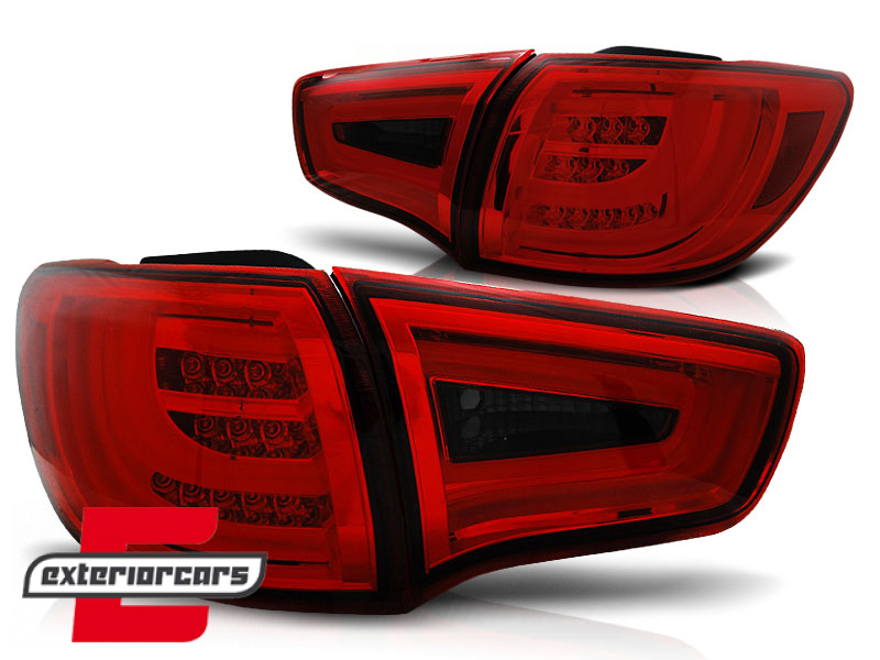 LED stražnja svjetla LightBar dizajn (crvena/smoke) / Kia Sportage III (2010-04.2014) - Slika 2