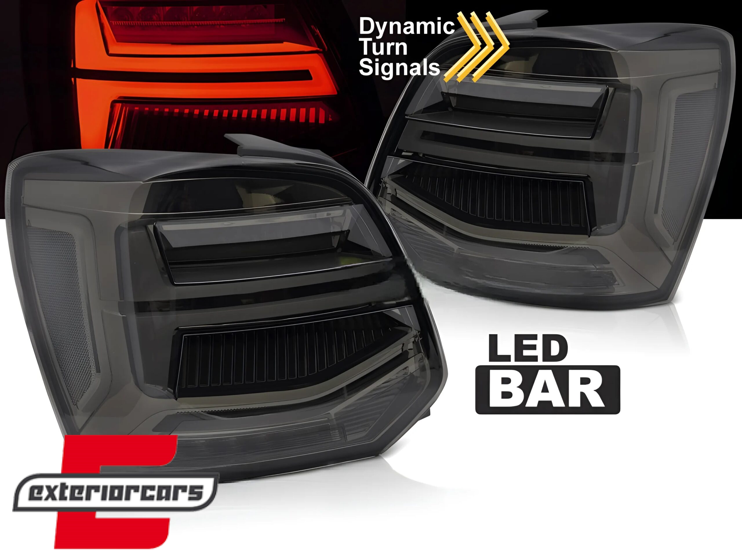 Full LED stražnja svjetla SEQ žmigavci (smoke) / VW Polo 6R 6C (2009-2017)