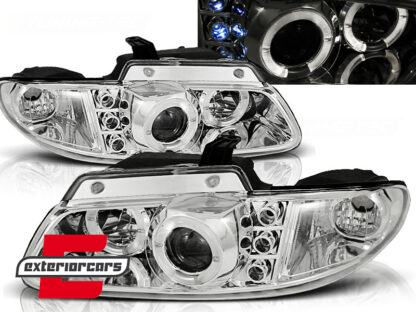 Prednja svjetla Angel Eyes (chrome) / Chrysler Voyager (1996-02.2001)