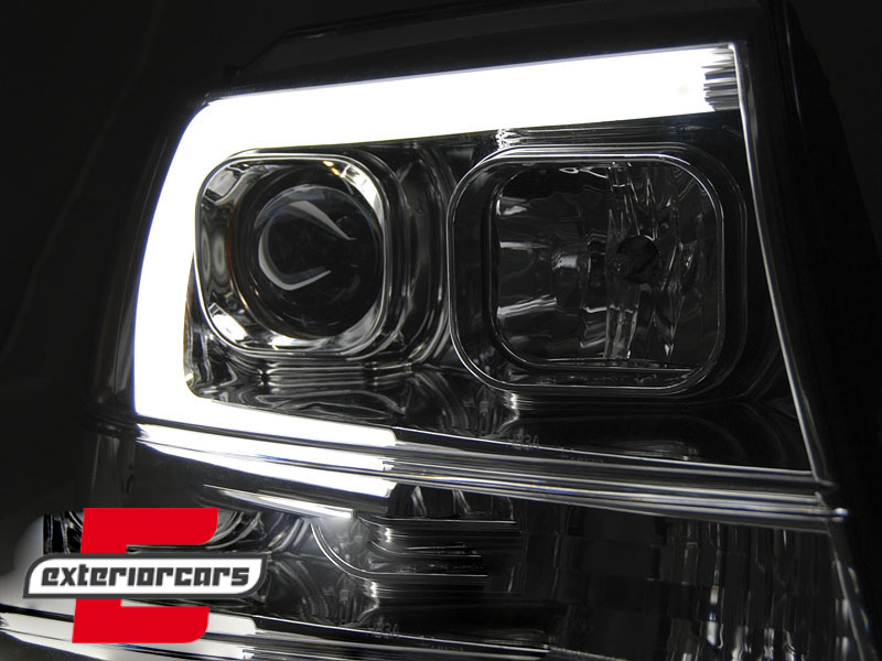 Prednja svjetla LED TubeLight (chrome) / JEEP Grand Cherokee (1999-05.2005) - Slika 4