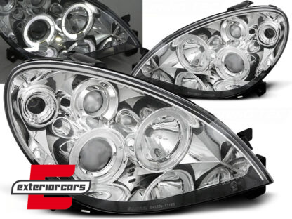 Prednja svjetla Angel Eyes (chrome) / Citroen Xsara (09.2000-10.2004)