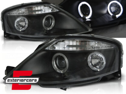 Prednja svjetla Angel Eyes (crna) / Citroen C3 (2002-2009)