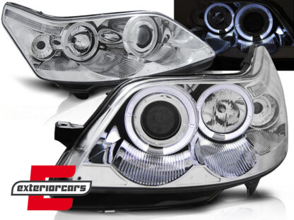 Prednja svjetla Angel Eyes (chrome) / Citroen C4 (2004-2010)