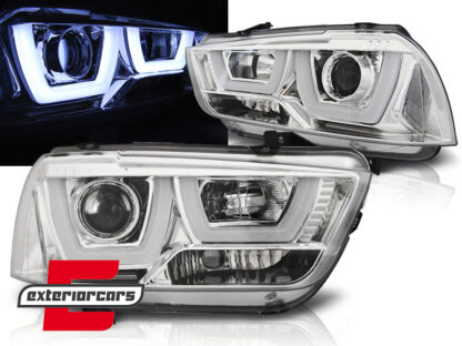 Prednja svjetla LED TubeLight dizajn (chrome) / Dodge Charger (2011-2015)