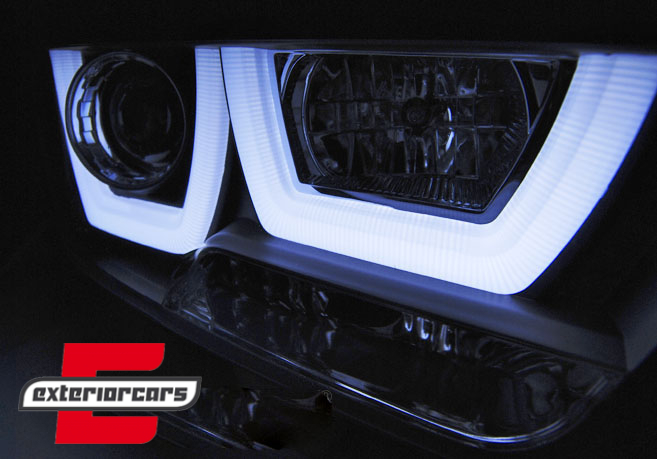 Prednja svjetla LED TubeLight dizajn (chrome) / Dodge Charger (2011-2015) - Slika 4