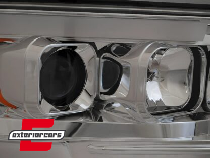 Prednja svjetla LED TubeLight dizajn (chrome) / Dodge RAM (2002-2006) - Slika 3