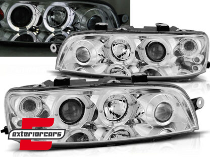 Prednja svjetla Angel Eyes (chrome) / Fiat Punto 2 (1999-06.2003)