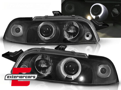 Prednja svjetla Angel Eyes (crna) / Fiat Punto 1 (1993-1999)