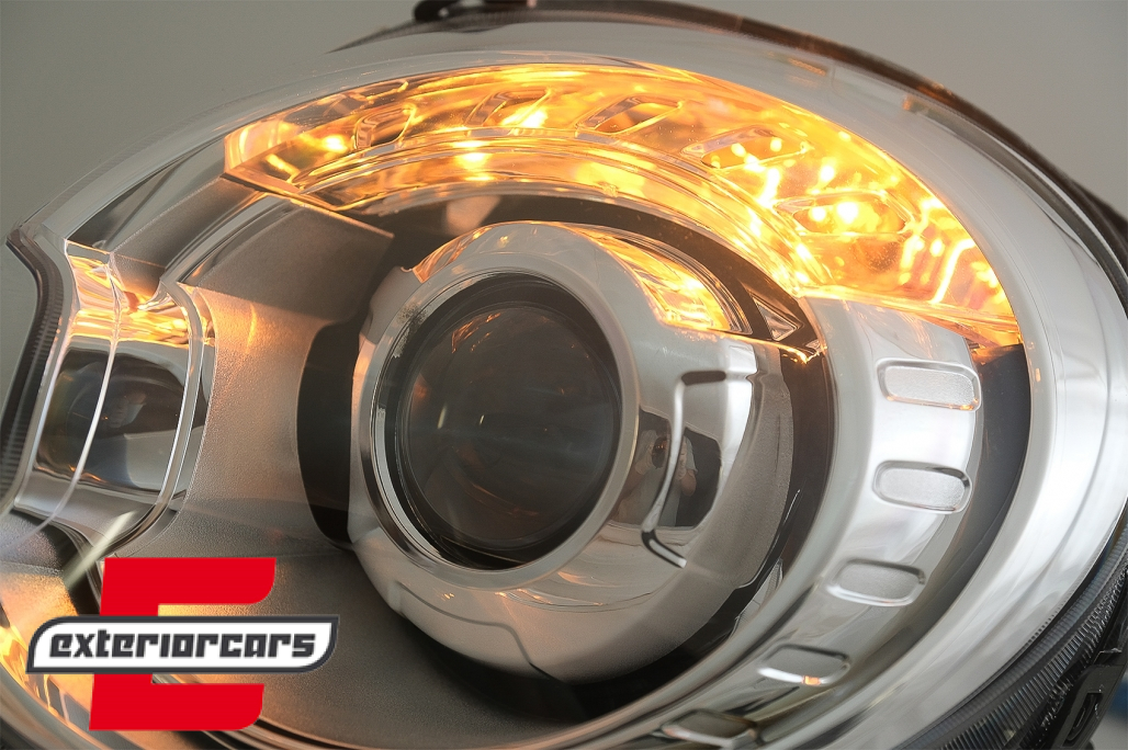 Prednja svjetla Xenon look (chrome) / Fiat 500 Hatchback (2007-2015) - Slika 4