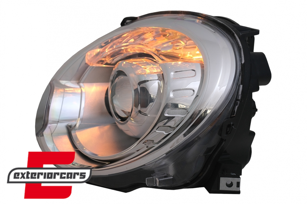 Prednja svjetla Xenon look (chrome) / Fiat 500 Hatchback (2007-2015) - Slika 5