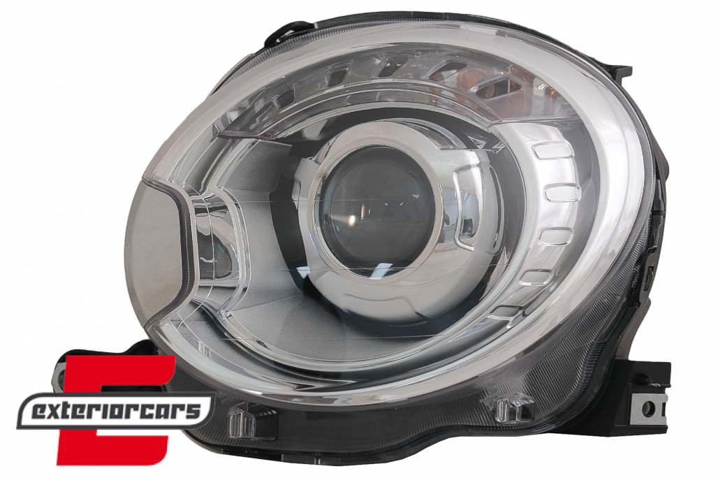 Prednja svjetla Xenon look (chrome) / Fiat 500 Hatchback (2007-2015) - Slika 7