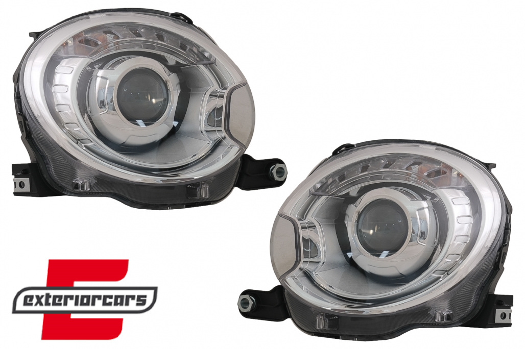 Prednja svjetla Xenon look (chrome) / Fiat 500 Hatchback (2007-2015) - Slika 8