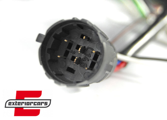 Prednja svjetla LED DRL (crna) / Fiat Punto EVO (10.2009-2012) - Slika 3