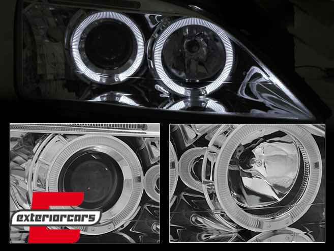 Prednja svjetla Angel Eyes (chrome) / Ford Mondeo (2000-2007) - Slika 2
