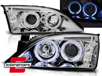 Prednja svjetla Angel Eyes (chrome) / Ford Mondeo (2000-2007)