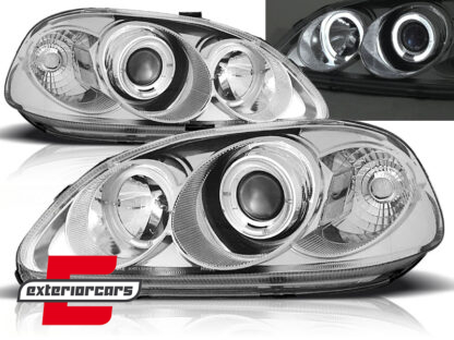 Prednja svjetla Angel Eyes (chrome) / Honda Civic (1995-1999)